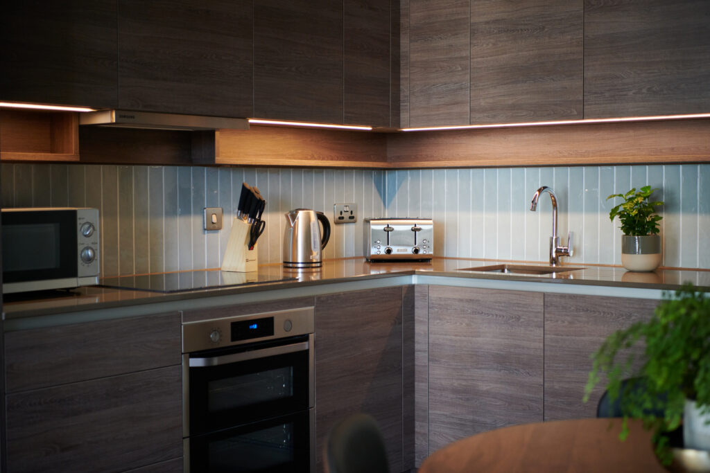 Corporate Housing in London - Synergy Madison Kitchen Area