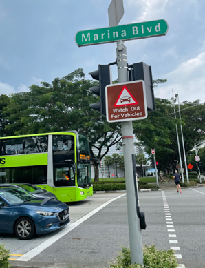 The public Bus in Singapore